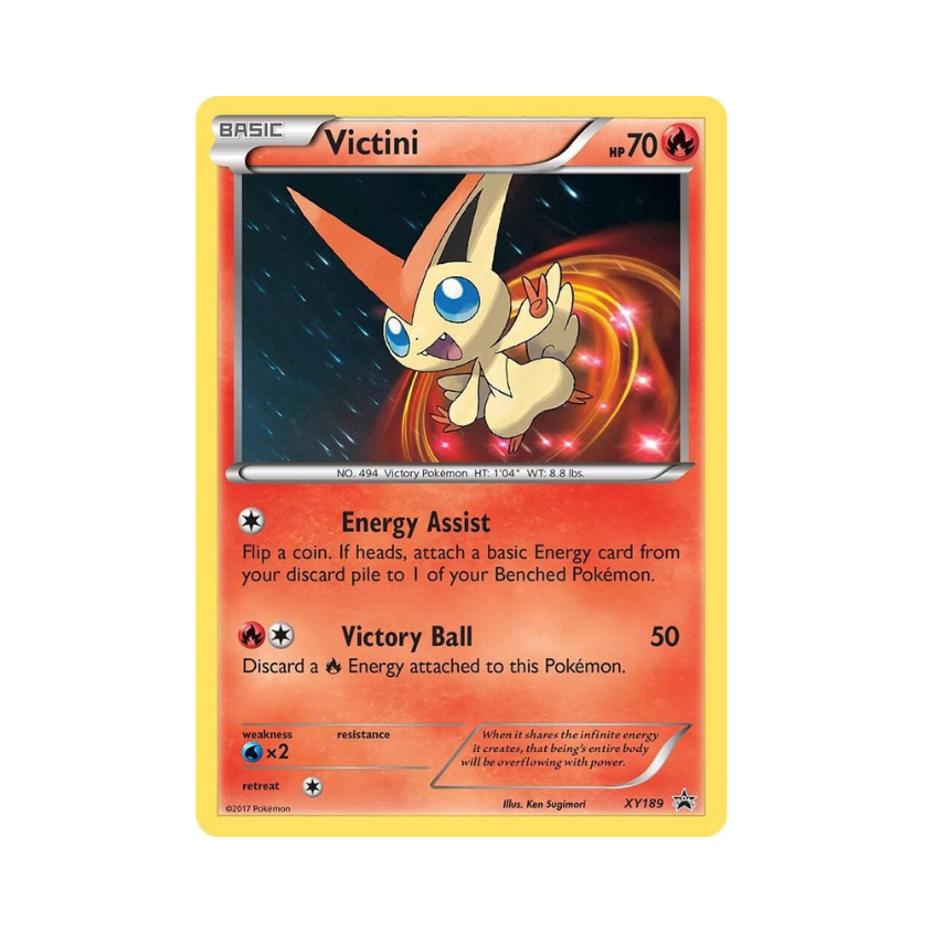 NM - Victini Cosmos Holo BS Promo - #XY189